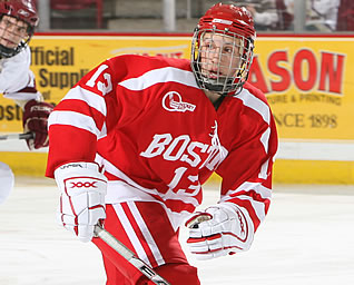  (CI) Nick Bonino Hockey Card 2009-10 Boston University