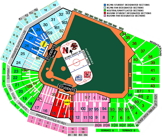 Fenway Seating Chart With Rows