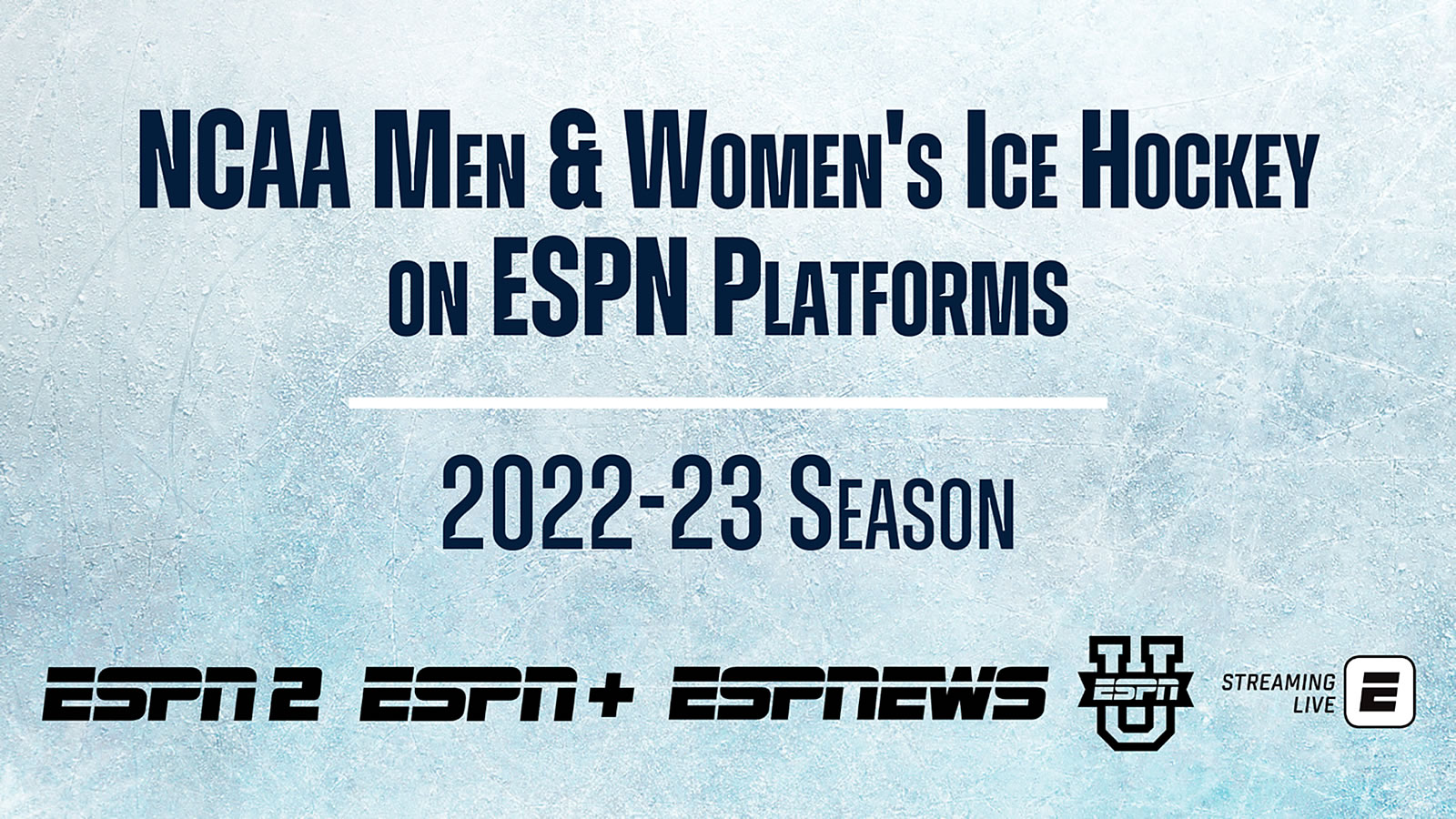 The Puck Drops for 2022-23 College Hockey Season with More Than 640 Men and Womens Games on ESPN Platforms